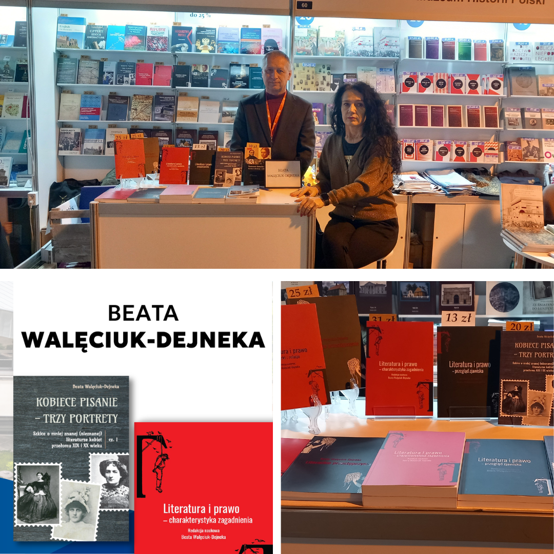 Kobiece pisanie   trzy portrety Beaty Waleciuk Dejneki na Targach Ksiazki Historycznej w Warszawie